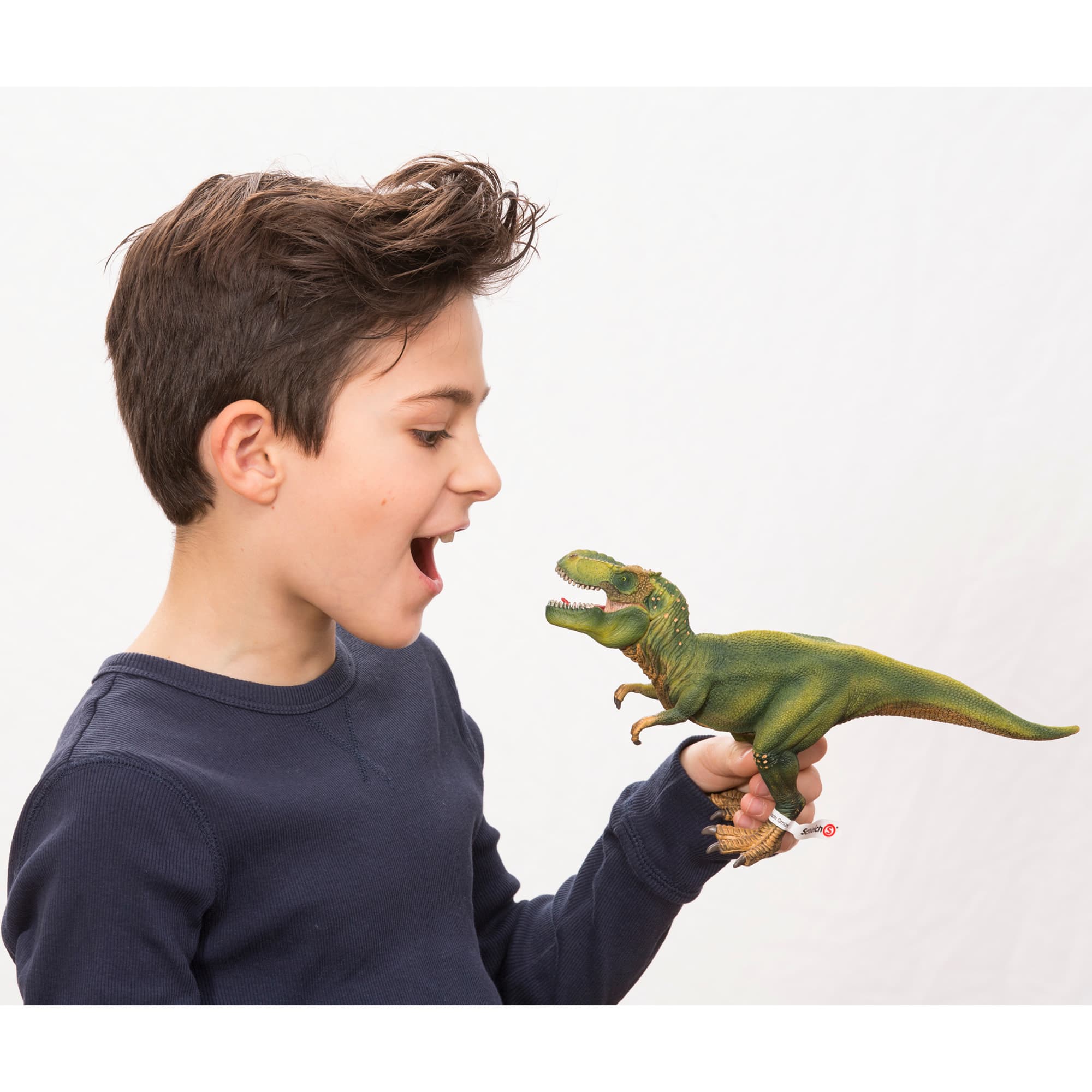 schleich® Dinosaurs 11" Green Tyrannosaurus Rex Action Figure